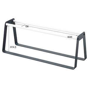 スリッパラック 玄関収納 幅46cm グレー×ホワイト 軽量 スチール コンパクト エントランス 入口 店舗 インテリア家具