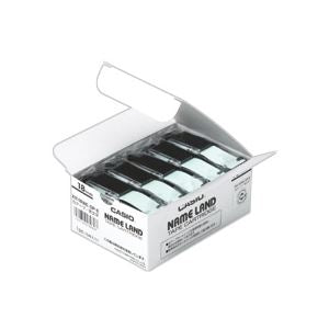(まとめ) カシオ(CASIO) NAME LAND(ネームランド) スタンダードテープ 18mm 黄(黒文字) 5個入×20パック