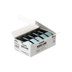 (まとめ) カシオ(CASIO) NAME LAND(ネームランド) スタンダードテープ 24mm 白(黒文字) 5本入×20パック