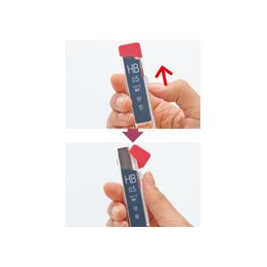 (まとめ) TANOSEE シャープ SHARP替芯 0.5mm HB 1個(40本) 【×20セット】