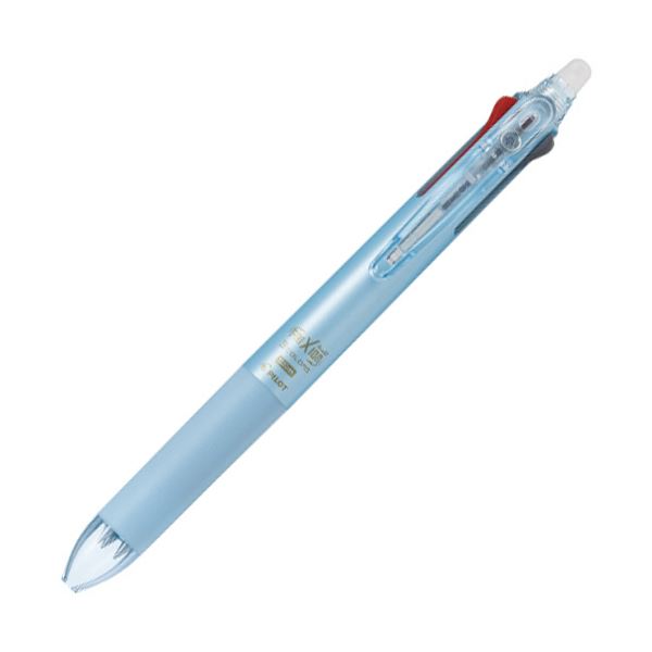 (まとめ) パイロット多色ゲルインキボールペン フリクションボール3 スリム 0.38mm (軸色:パールブルー) LKFBS60UF-PL 1本 【×3セット】