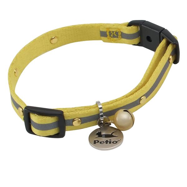 (まとめ)CAT COLLAR ラインカラー イエロー【×3セット】 (猫用品/首輪)【代引不可】