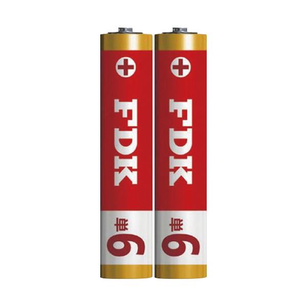 (まとめ) FDKアルカリ乾電池 単6形 LR8D425F(2S) 1パック(2本) 【×3セット】