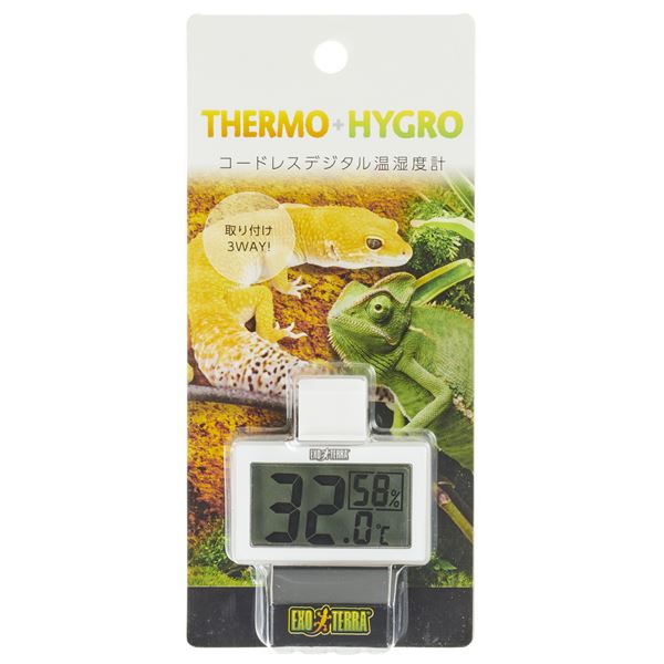 コードレスデジタル温湿度計 (爬虫類用品)【代引不可】