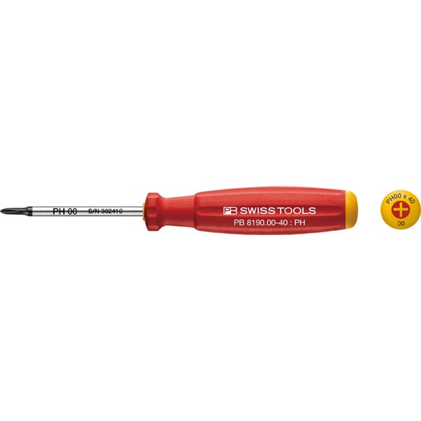 PB SWISS TOOLS ピービースイスツールズ 2本組 スイスグリップ プラス・マイナスミニドライバー ソフトケース付 8535 工具