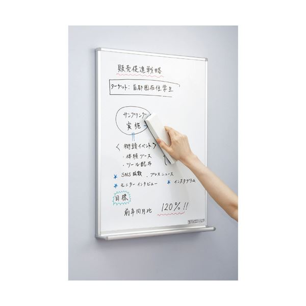 (まとめ) コクヨキレイが続くホワイトボードイレーザー(マイクロフィット) Lサイズ RA-51 1個 【×3セット】