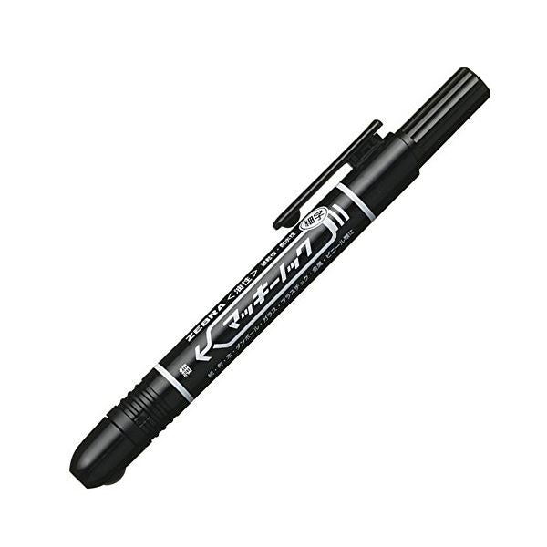 ゼブラ ノック式マッキー細字(黒) 【10個セット】 32-477