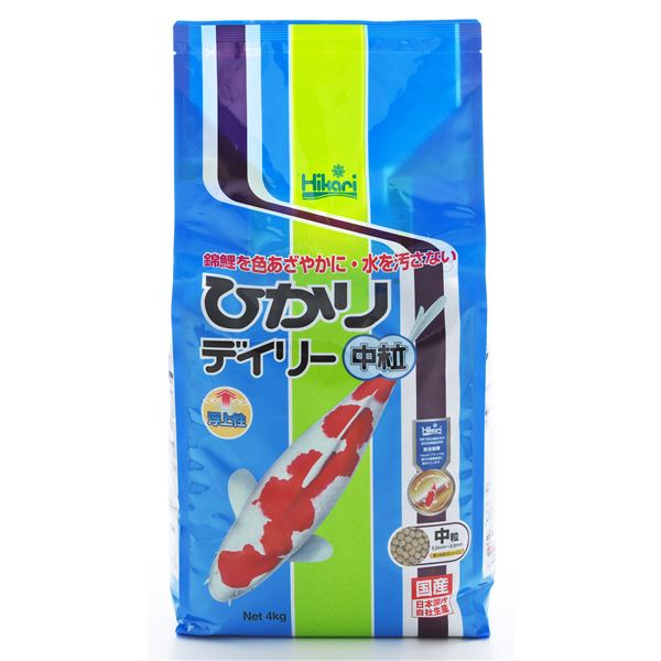 ひかり デイリー 中粒 4kg 観賞魚用フード【代引不可】