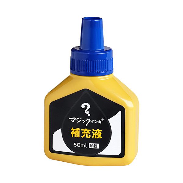 (まとめ)寺西化学 マジックインキ用補充インキ60ml 青 MHJ60J-T3 1本【×5セット】