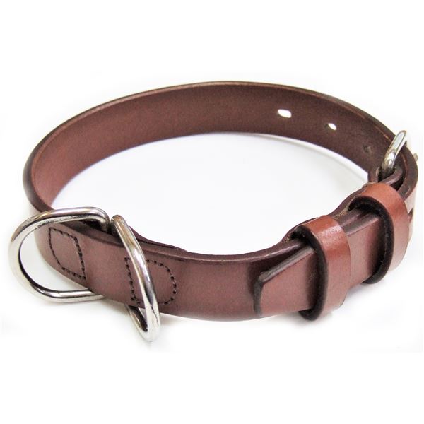 オイルレザーカラー #24 ブラウン 犬具/首輪 オイルレザーカラー #24 ブラウン 犬具/首輪【代引不可】