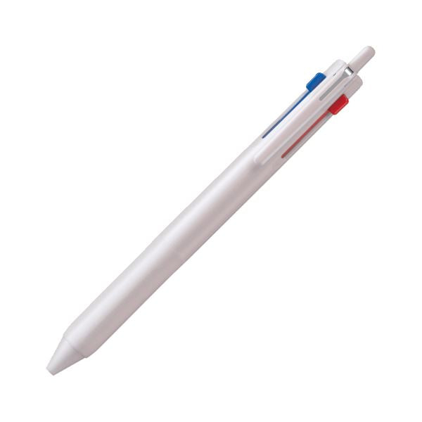 (まとめ)三菱鉛筆 ジェットストリーム3色ボールペン 0.5mm (軸色:ホワイトライトピンク) SXE350705W.51 1本【×5セット】