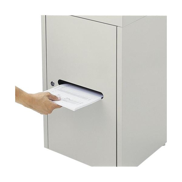 山崎産業 機密文書回収ボックス A3YW-170L-ID 1台