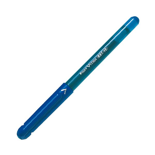 (まとめ)パイロット 水性ボールペン Vコーン極細0.5mm ブルー LVE-10EF-L 1本【×15セット】
