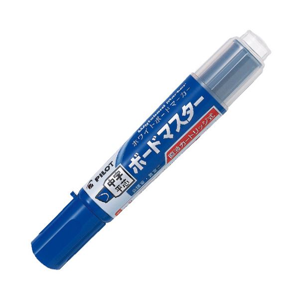 パイロット ボードマーカーボードマスター 中字平芯 ブルー WMBM-12LC-L 1セット(10本)