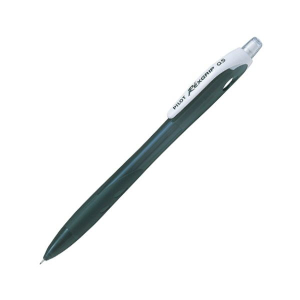 (まとめ) パイロットシャープペンシル レックスグリップ 0.5mm (軸色:ブラック) HRG-10R-B5 1セット(10本) 【×2セット】