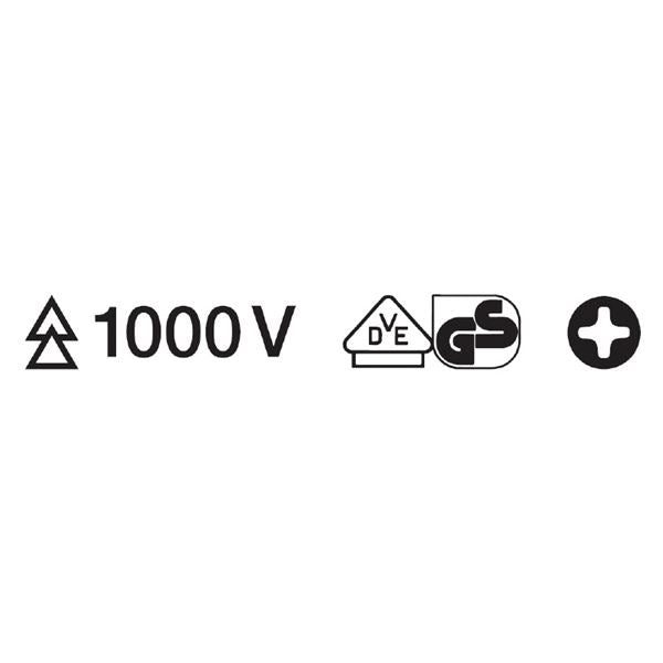 KNIPEX クニペックス 9824-01 (+) 絶縁 ドライバー 1000V 工具 ツール DIY 作業工具 道具