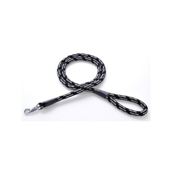 (まとめ)BASIC PLUS ネオンプラスリード10mm ブラック【×3セット】 (犬用品/リード)【代引不可】