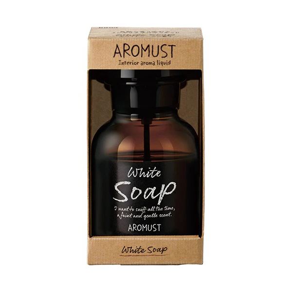 (まとめ) 晴香堂 アロマストリキッド ホワイトソープ 210ml 1本 【×2セット】
