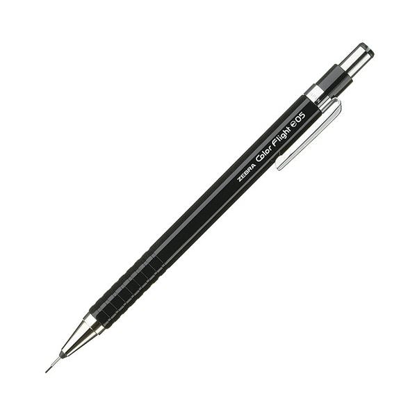 (まとめ) ゼブラシャープペンシル カラーフライト 0.5mm (軸色 ブラック) MA53-BK 1本 【×5セット】