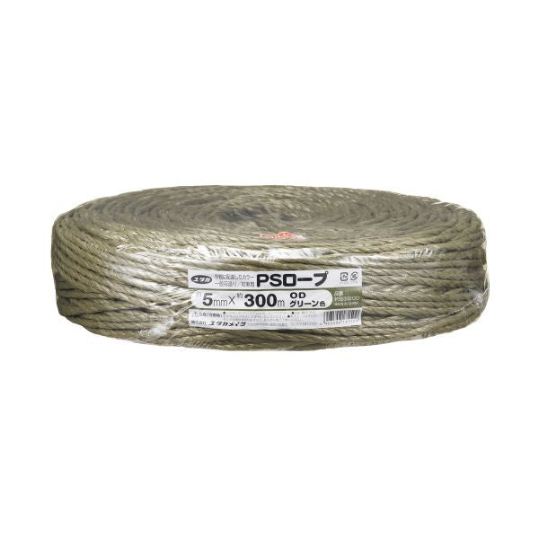 PSロープ大巻 ODグリーン 5mmX300m