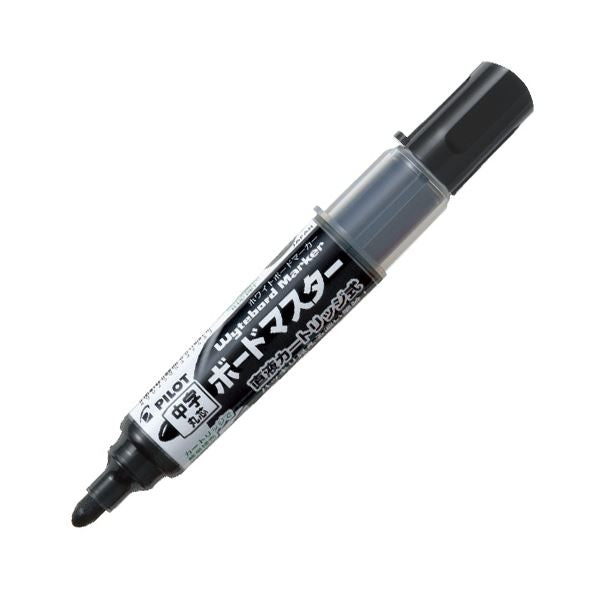 パイロット ボードマーカーボードマスター 中字丸芯 ブラック WMBM-12L-B 1セット(10本)
