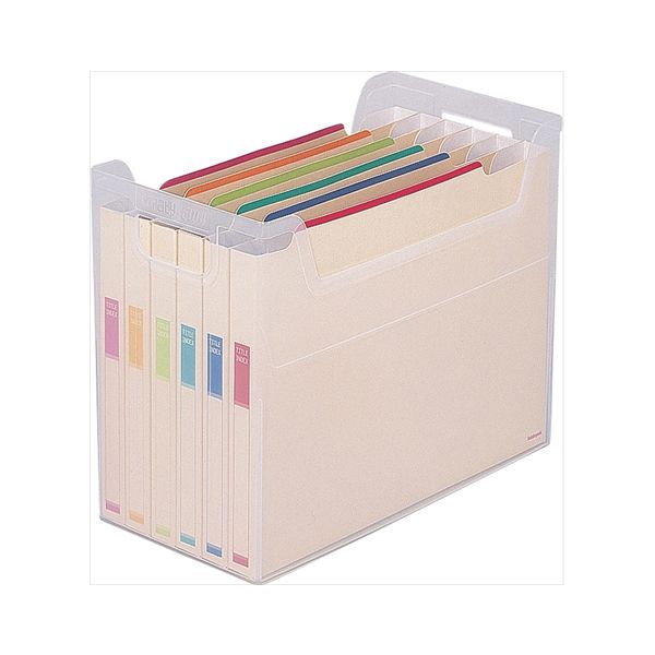 ナカバヤシ なげこみBOX 半透明 6分類 フボI-F6