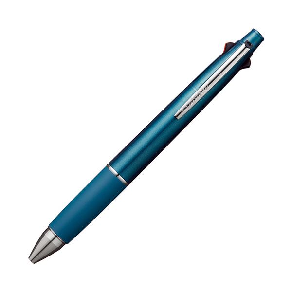 (まとめ) 三菱鉛筆多機能ペン ジェットストリーム4&1 0.5mm (軸色:ティールブルー) MSXE510005.39 1本 【×2セット】