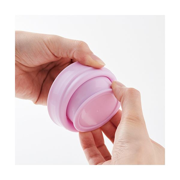 (まとめ)伊勢藤 おりたたみ うがいコップ UGAI cup 120ml ピンクベリー I-602-PB 1個【×3セット】