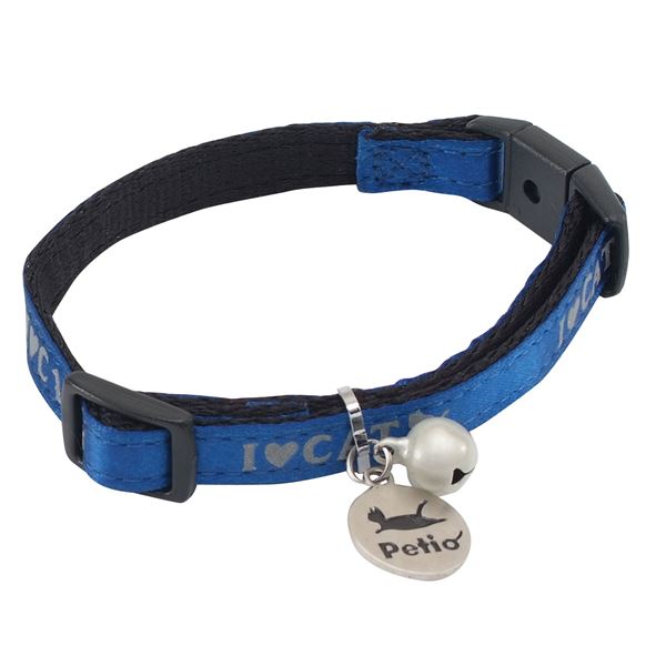 (まとめ)CAT COLLAR ラブキャットカラー ブルー【×3セット】 (猫用品/首輪)【代引不可】