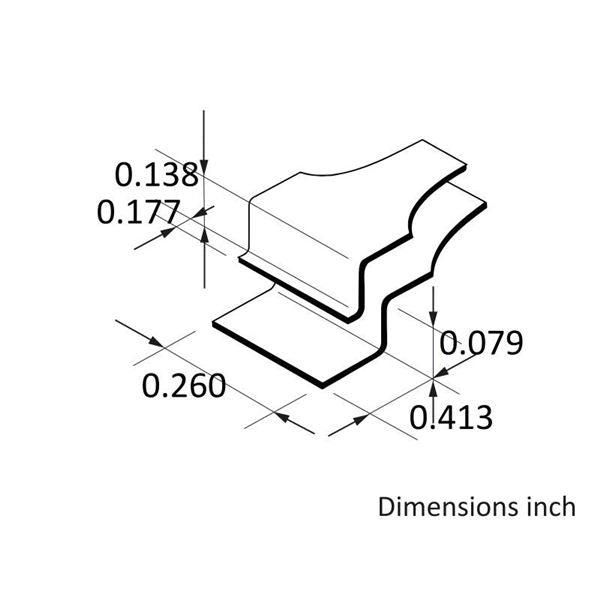 ideal-tek アイデアルテック 1組入 ピンセット替チップ 2WFCPR@.SA.1.IT用 直特殊型 6.60×40mm A2WFCP@