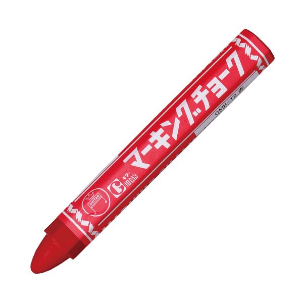 (まとめ) 寺西化学 ギターマーキングチョーク 赤 CMK-T2 1セット(10本) 【×2セット】