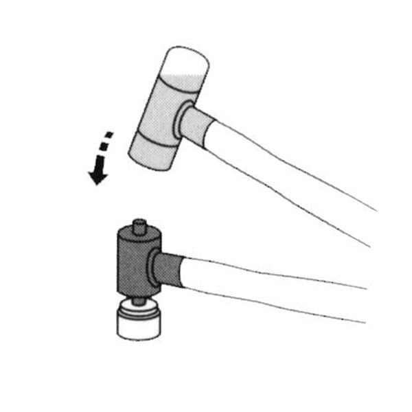 PB SWISS TOOLS ピービースイスツールズ 無反動ハンマー 交換用鉄ヘッド 平面タイプ ヘッド径35mm ハンマーシリーズ(300・303・304・305用) 300.C4 工具 ツール DIY 作業工具