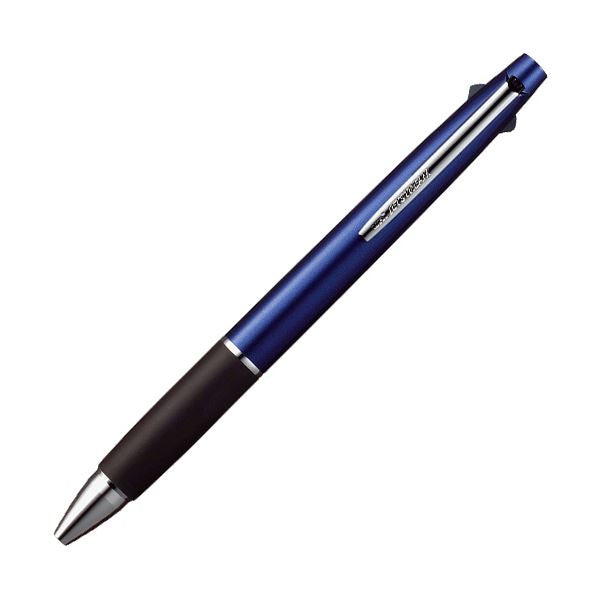 (まとめ) 三菱鉛筆ジェットストリーム 3色ボールペン 0.7mm (軸色:ネイビー) SXE380007.9 1本 【×2セット】