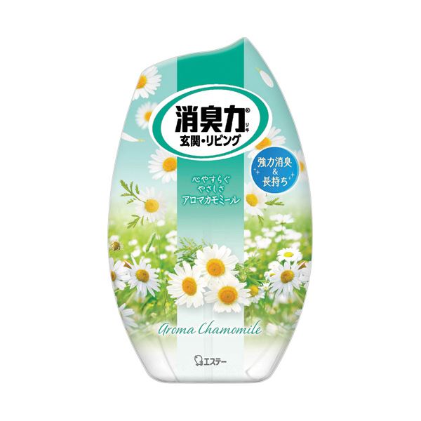 (まとめ) エステーお部屋の消臭力 アロマカモミール 400mL 1セット(3個) 【×2セット】