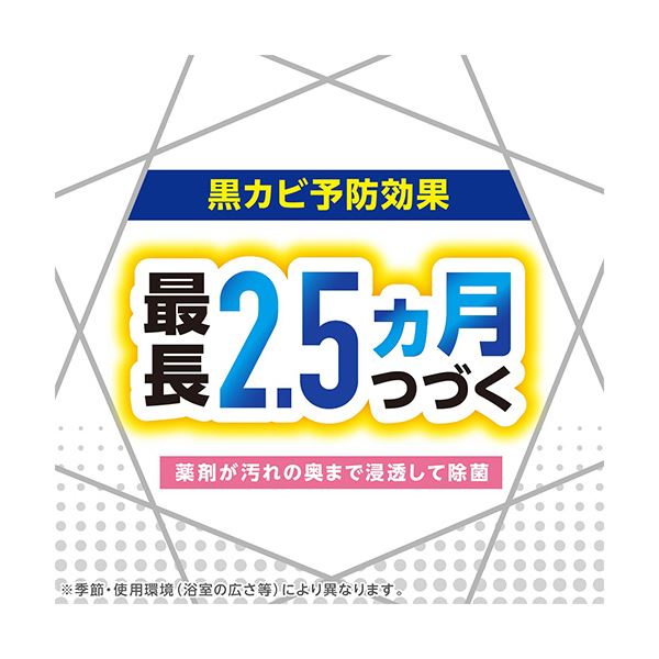(まとめ) アース製薬らくハピ お風呂カビーヌ くん煙タイプ 無香性 1個 【×3セット】