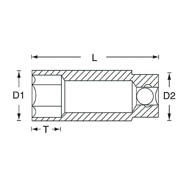 SIGNET シグネット 12424 3/8DR 24MM ディープソケット 工具 ツール DIY 作業工具 道具 ソケット
