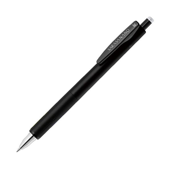 ゼブラジェルボールペン サラサナノ 0.38mm 黒 JJX72-BK-N 1セット(10本)