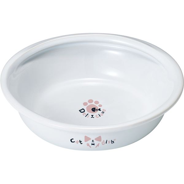 (まとめ)こぼれにくい陶製食器 にゃんこ用【×3セット】 (猫用品/食器)【代引不可】