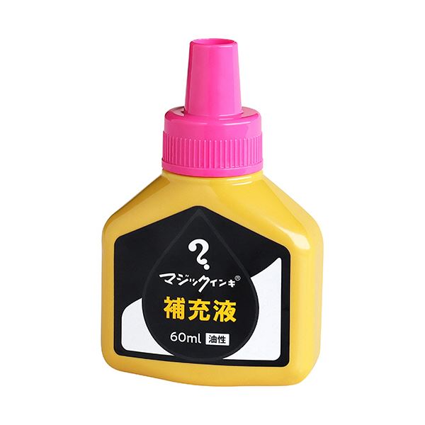 (まとめ)寺西化学 マジックインキ用補充インキ60ml 桃 MHJ60J-T12 1本【×5セット】