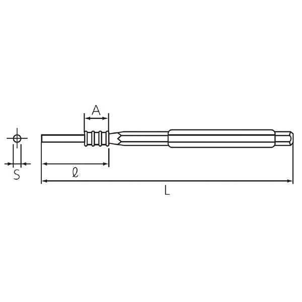 KTC 京都機械工具 ノックピンポンチ 5mm PK-5190 ポンチ 工具 ツール DIY 作業工具