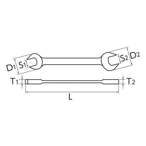 KTC 京都機械工具 スパナ 19/32X11/16inch S2-19/32X11/16 工具 ツール DIY 作業工具