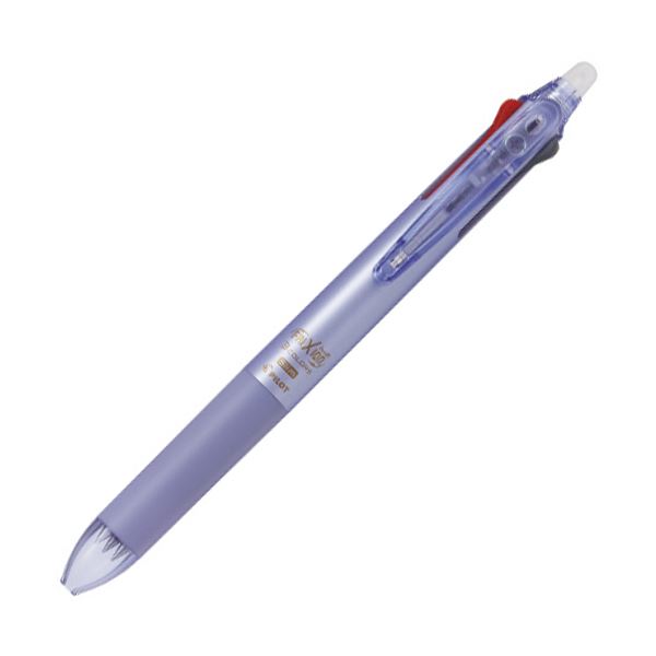 (まとめ) パイロット多色ゲルインキボールペン フリクションボール3 スリム 0.38mm (軸色:パールバイオレット) LKFBS60UF-PV1本 【×3セット】