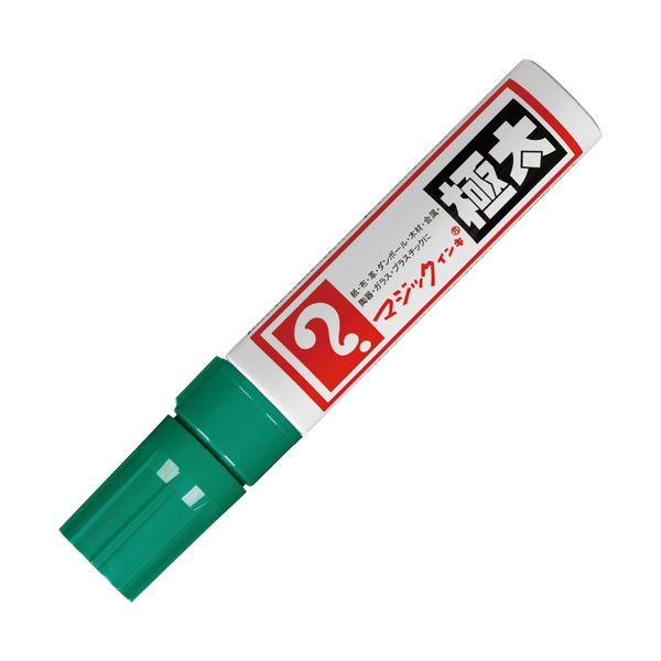 (まとめ) 寺西化学油性マーカー マジックインキ 極太 緑 MGD-T4 1本 【×5セット】