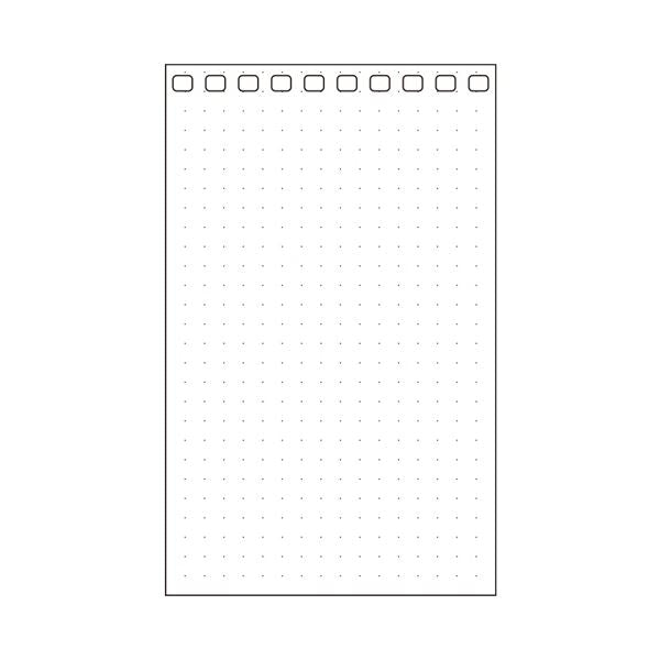 (まとめ) リヒトラブツイストノート(専用リーフ) メモLサイズ 10穴 5mm方眼罫 N-1766SD 1パック(40枚) 【×10セット】