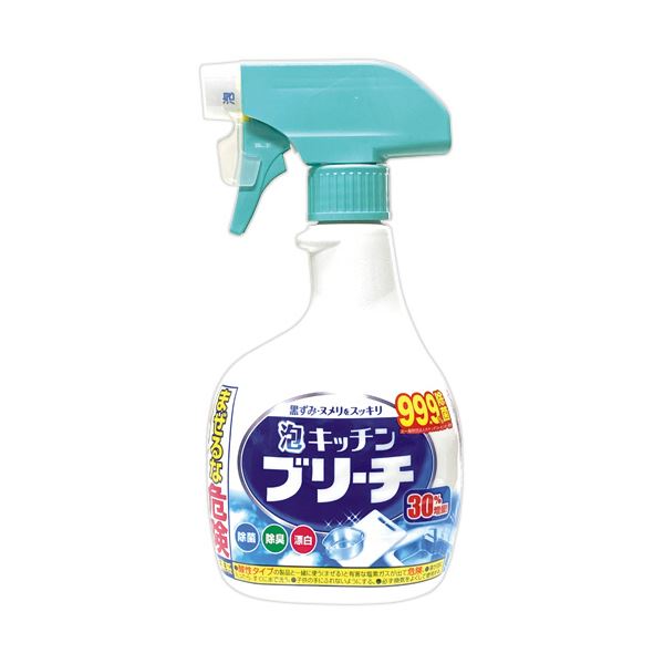 (まとめ) ミツエイ泡キッチンブリーチ 大容量 本体 520mL 1本 【×5セット】