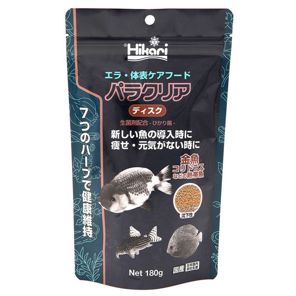 (まとめ) パラクリア ディスク 180g 【×2セット】 観賞魚用フード【代引不可】