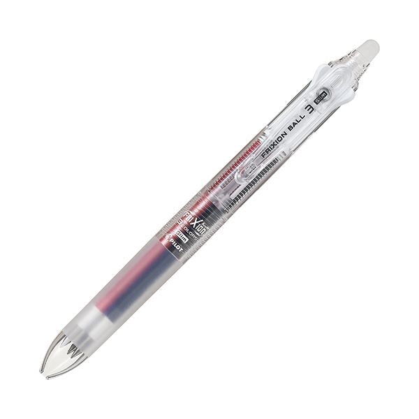 (まとめ) パイロット多色ゲルインキボールペン フリクションボール3 スリム 0.38mm (軸色:ノンカラー) LKFBS60UF-NC 1本 【×3セット】
