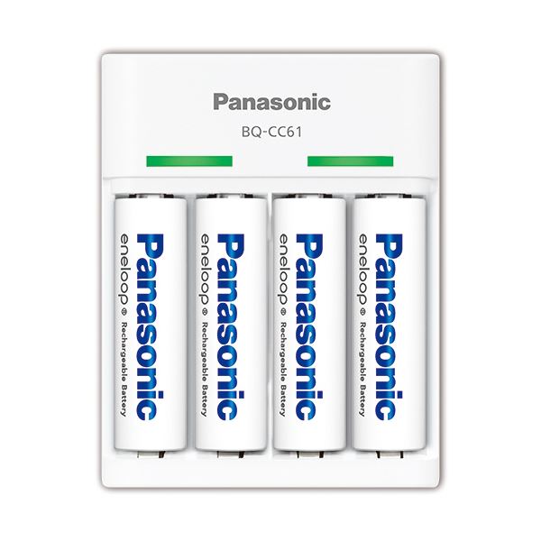 パナソニックUSB入力充電器 4列 単3・単4形用 BQ-CC61 1個