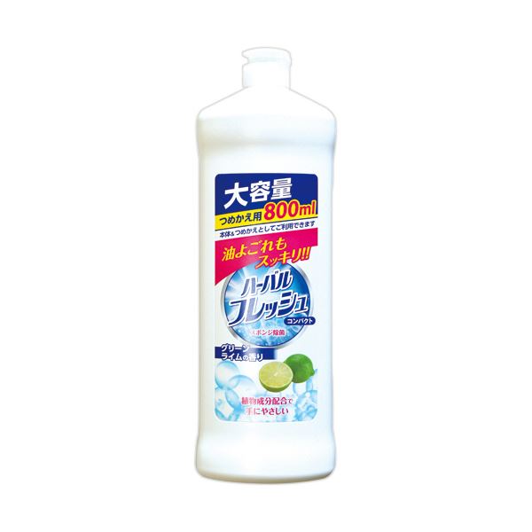 (まとめ) ミツエイハーバルフレッシュコンパクト グリーンライム 詰替 800mL 1本 【×5セット】