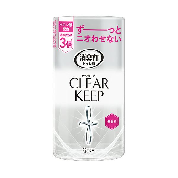 (まとめ) エステートイレの消臭力 CLEAR KEEP 無香料 400mL 1個 【×5セット】